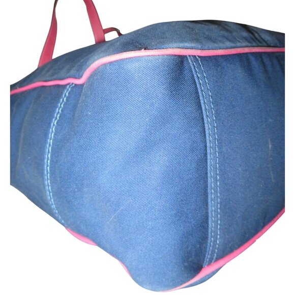 Coach 2008 Limited Edition Bonnie Cashin Navy Canvas Tote - Picture 9 of 11
